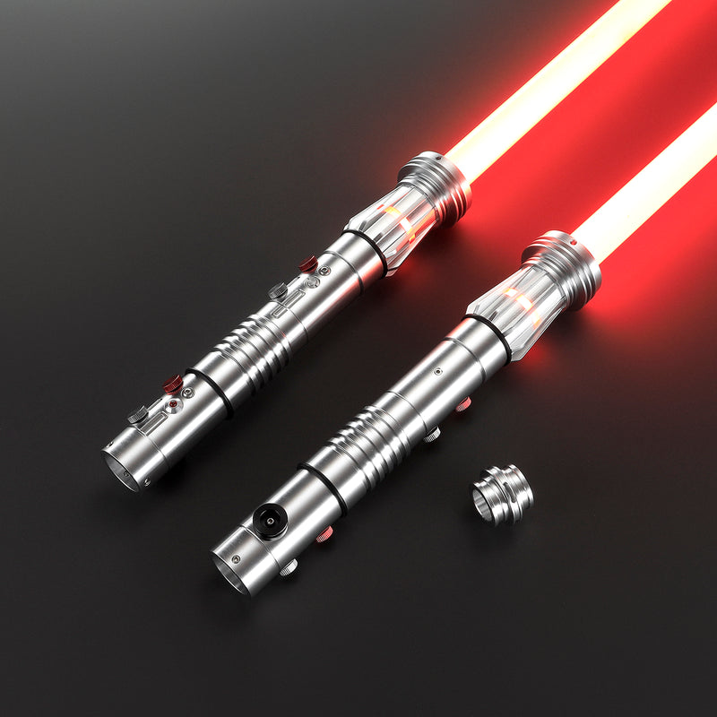 darth maul lightsaber 2 pieces into staff
