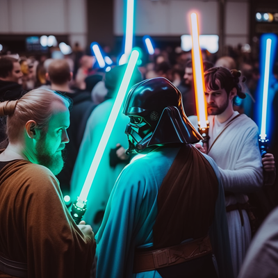 Lightsabers en Cosplay op Heroes Dutch Comic Con, FACTS Convention en Star Wars Day