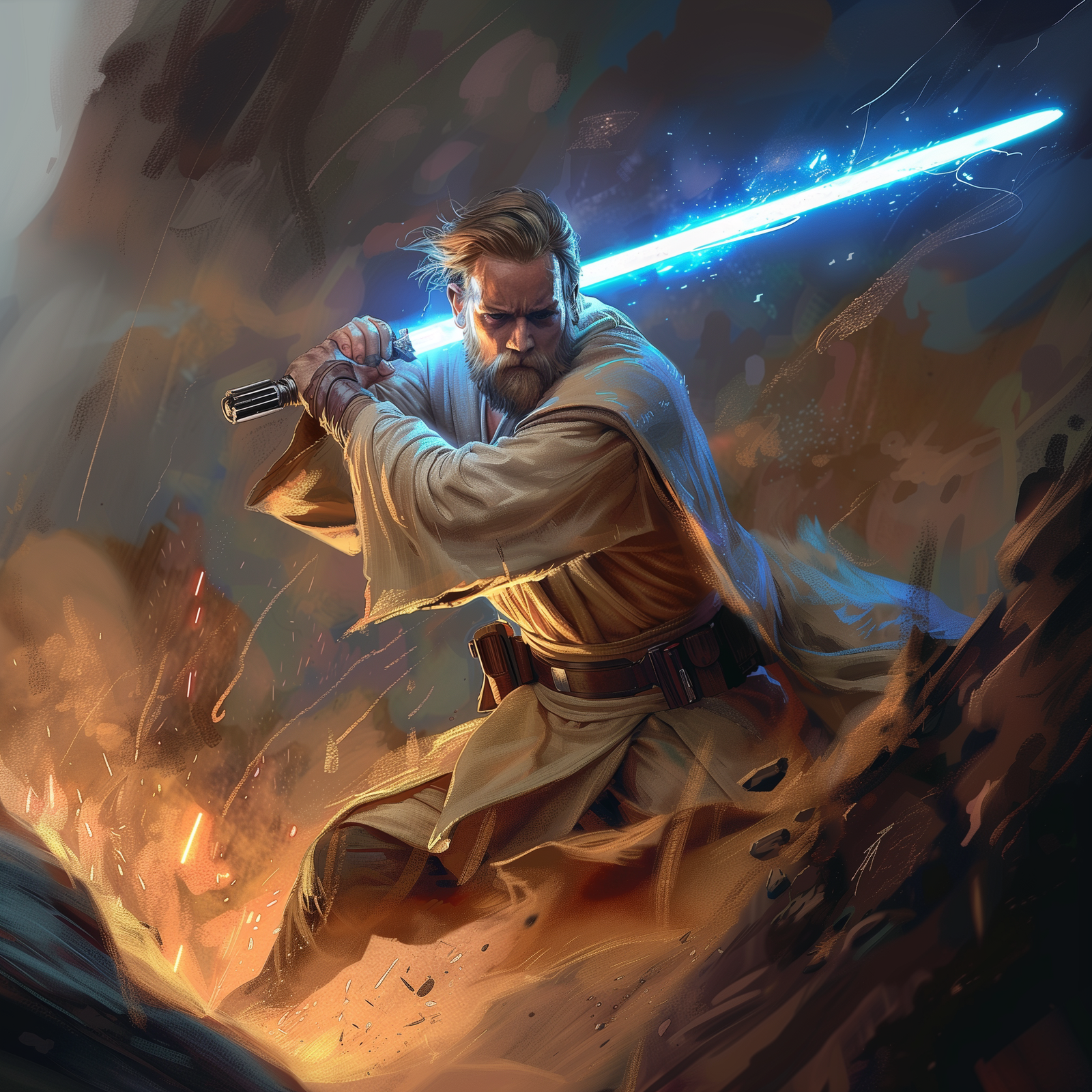 Obi-Wan Kenobi sabers