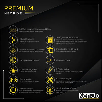 KenJo Sabers Premium Neopixel Xenopixel Functions