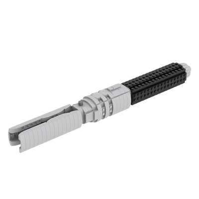 Onderkant van de hilt van de Super Bricks Phoenix lightsaber