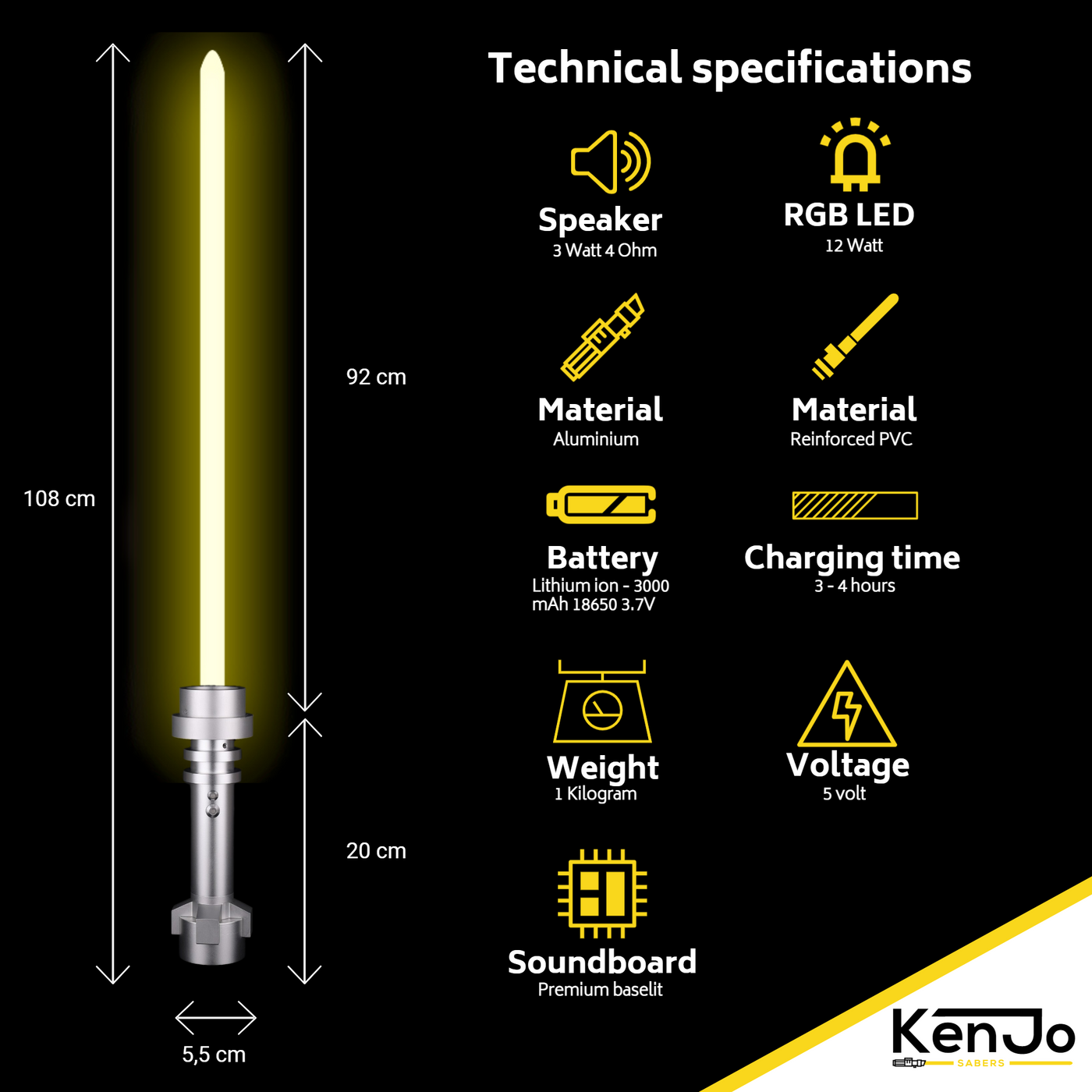 Brickmaster - KenJo Sabers - Star Wars Lightsaber replica Jedi Sith - Best sabershop Europe - Nederland light sabers kopen -
