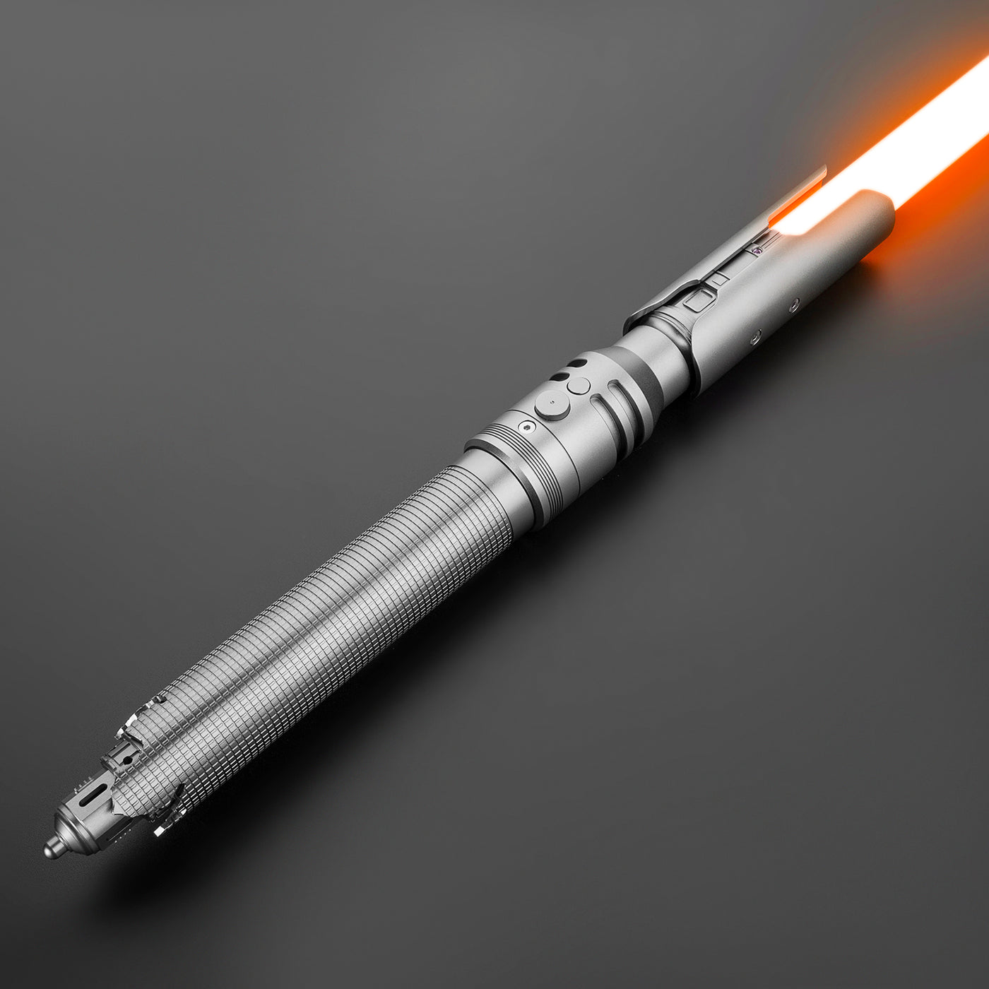 The Phoenix - KenJo Sabers - Premium Baselit / Mat Zilver - Star Wars Lightsaber replica Jedi Sith - Best sabershop Europe - Nederland light sabers kopen -
